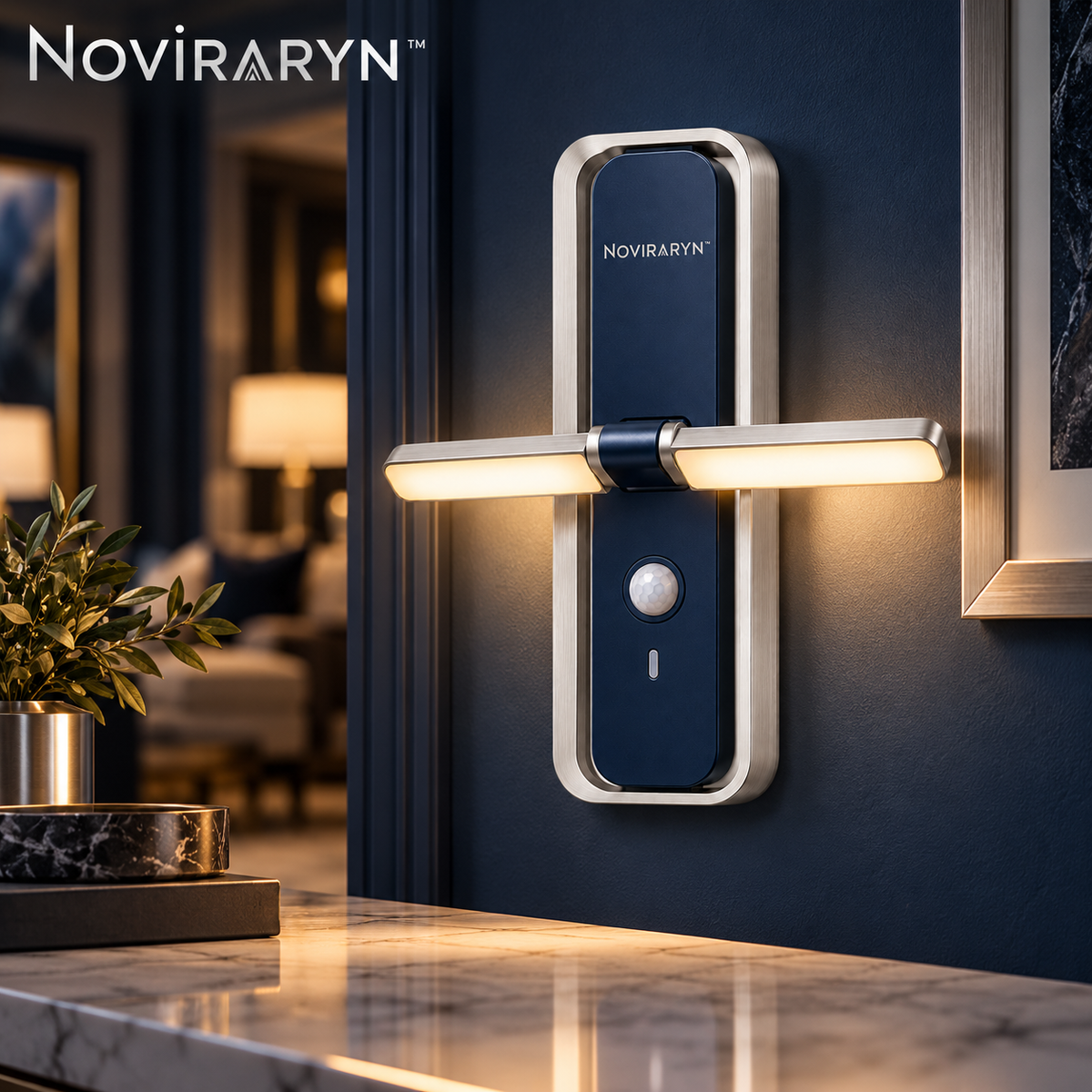 Noviraryn™ Folding Motion Light with Dual-Direction Ambient and Path Illumination
