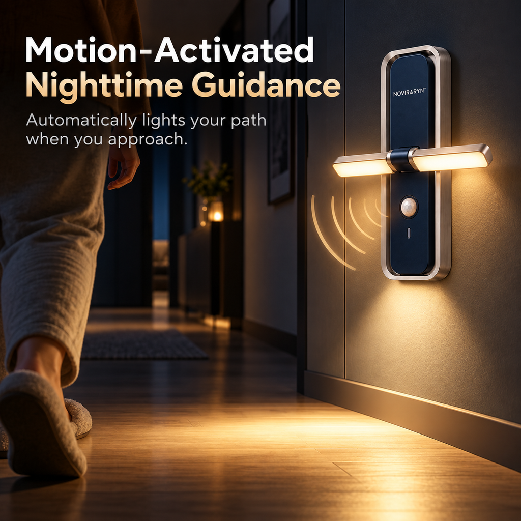 Noviraryn™ Folding Motion Light with Dual-Direction Ambient and Path Illumination