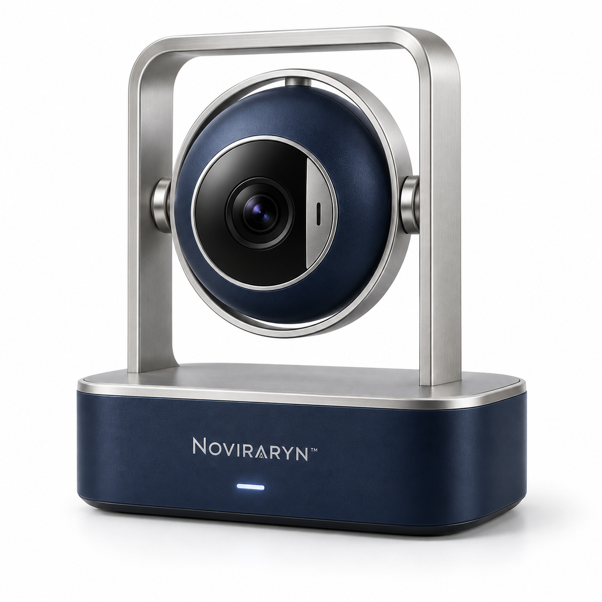 Noviraryn™ Sculptural Indoor Home Monitor with Privacy Shutter and Flexible Room Placement
