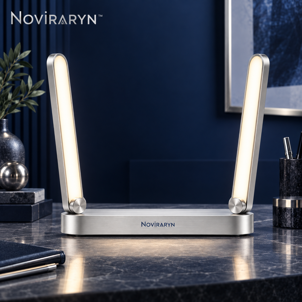 Noviraryn™ Pivoting Smart Light Frame for Ambient, Task, and Display Lighting