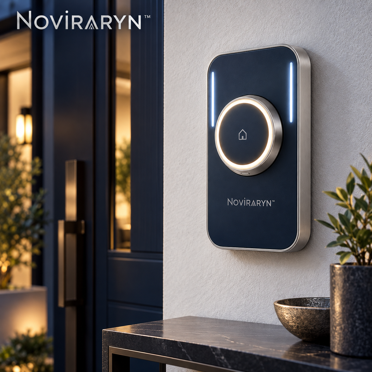 Noviraryn™ Modular Home Alert Hub with Detachable Night Beacon and Directional Guidance Light