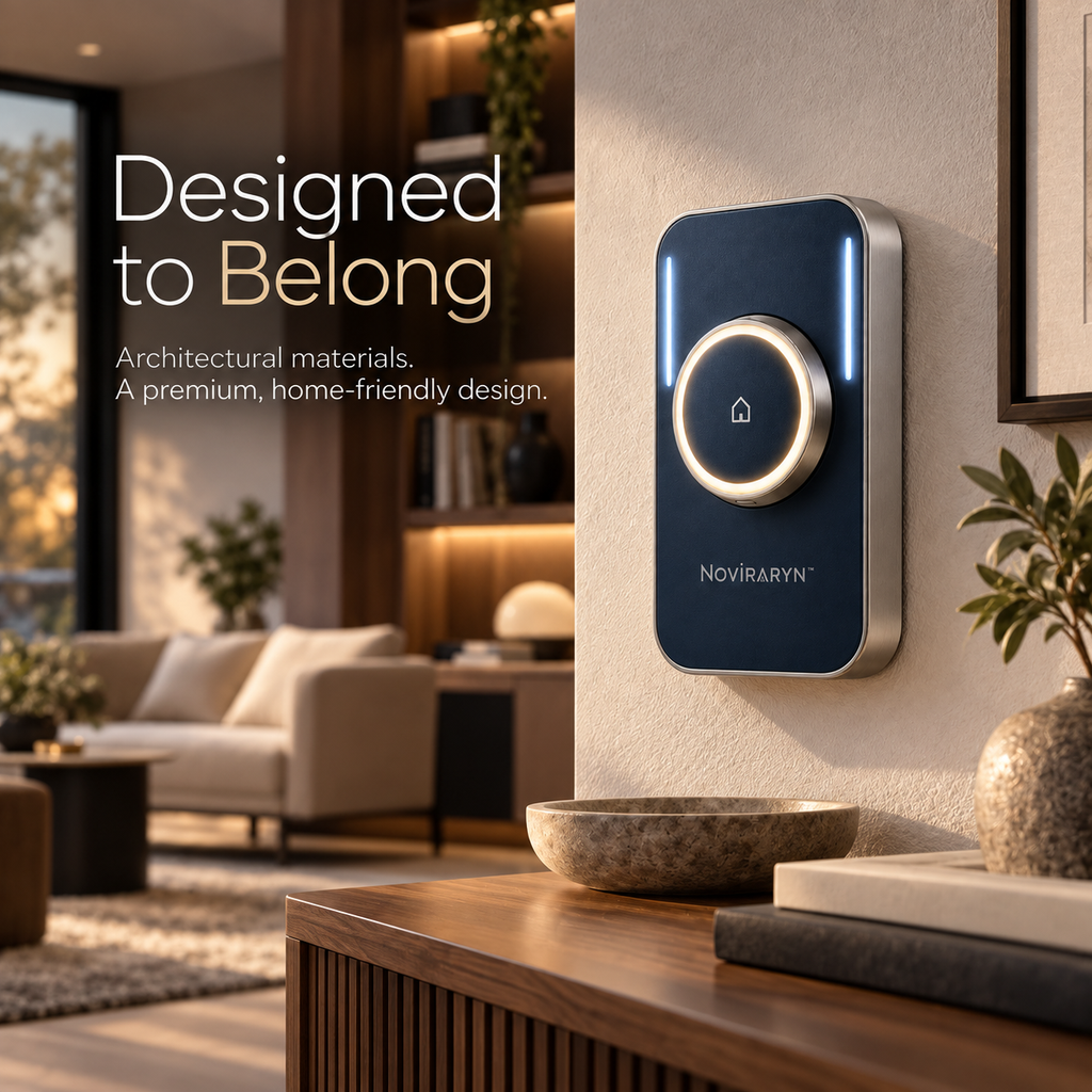 Noviraryn™ Modular Home Alert Hub with Detachable Night Beacon and Directional Guidance Light