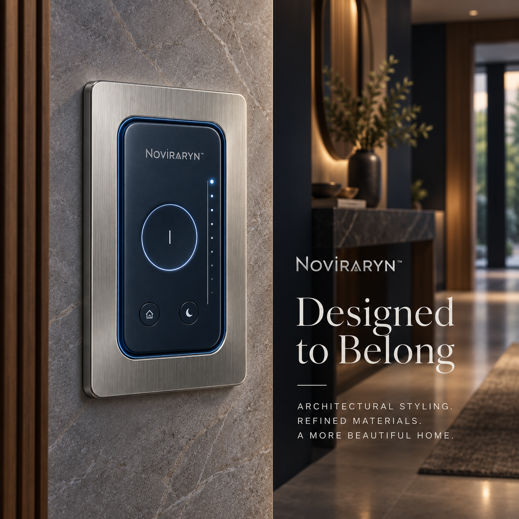 Noviraryn™ Detachable Smart Wall Switch with Magnetic Scene Remote and Ambient Status Light